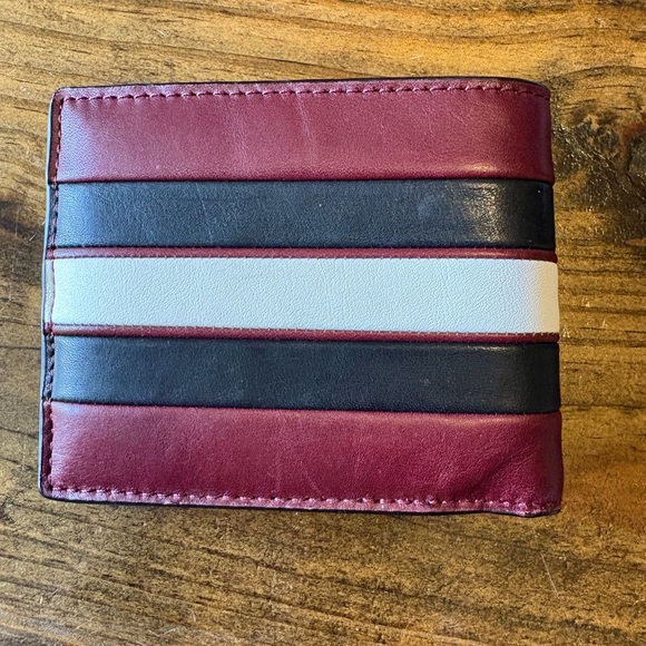 Coach Slim Billfold Wallet with Varsity Stripe - Picture 3 of 7